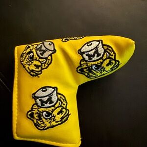 Michigan Wolverine Embroidered Golf Club Headcover